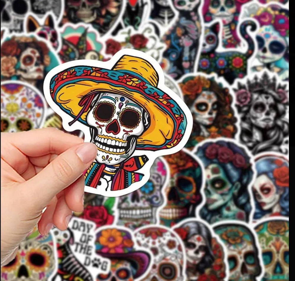 Набор наклеек «День мёртвых», 50 шт Киев - изображение 4