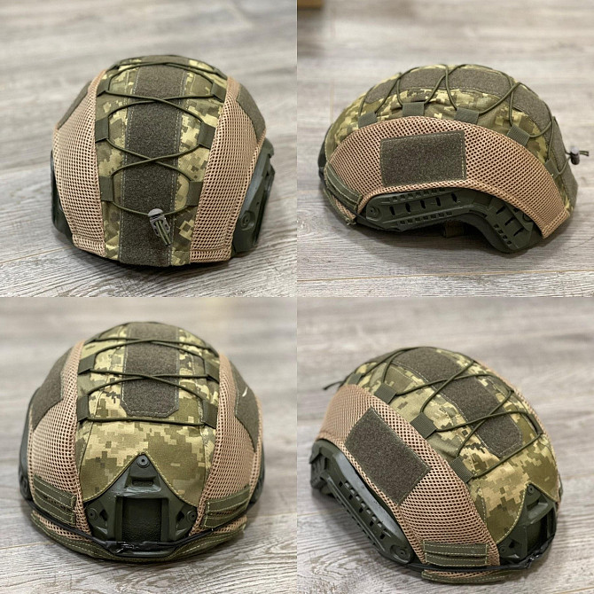 Балістичний шолом каска FAST Helmet + кавер Мультикам Вінниця - фото 3