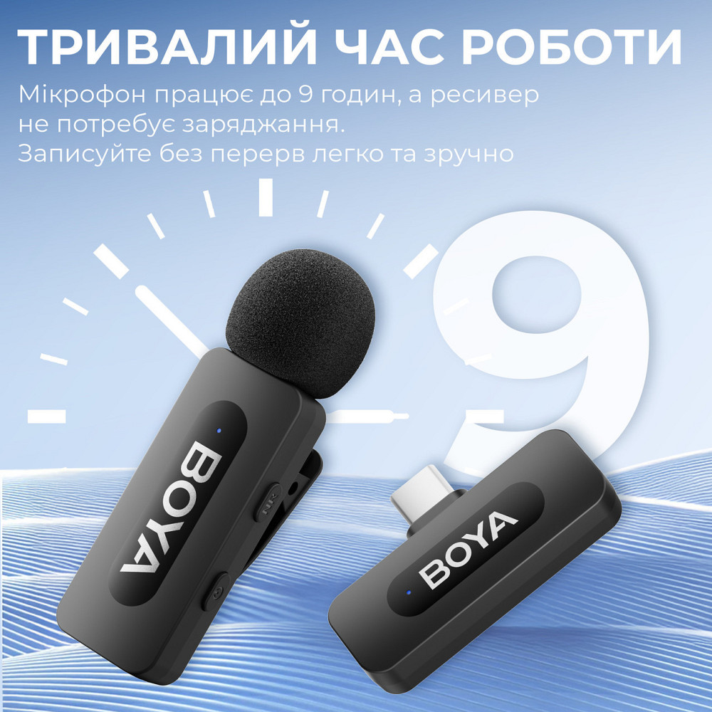 Мікрофон BOYA BY-V10 Type-C Black ( 11023 ) Харків - фото 9