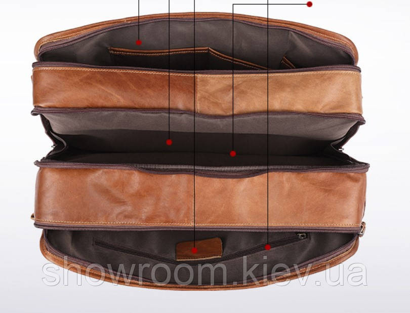 Мужская кожаная сумка для ноутбука Leather Collection (9946) Киев - изображение 4