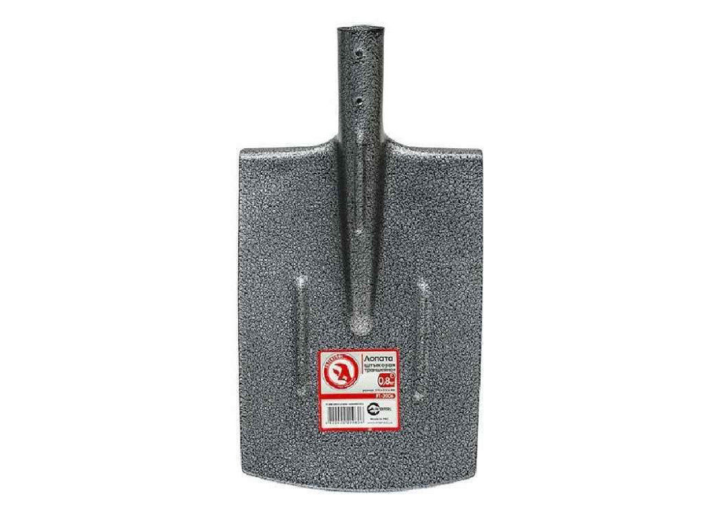 Лопата штикова траншейна (молоткове покриття) 0,8кг FT-2006 ТМ INTERTOOL Київ - фото 1
