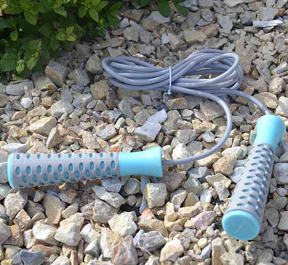 Скакалка PowerPlay 4206 Jump Rope PRO+ Сіро-м'ятна (2,75m.) Кам'янське