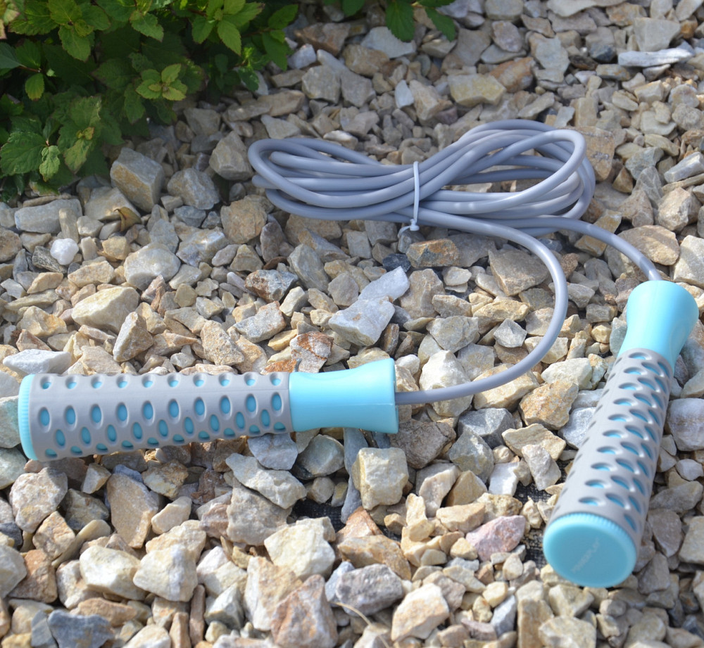 Скакалка PowerPlay 4206 Jump Rope PRO+ Сіро-м'ятна (2,75m.) Кам'янське - фото 6