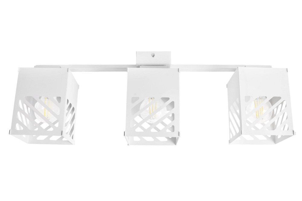 Люстра лофт біла 3 лампи Е27 Urban NL 2410-3 WH Київ - фото 2