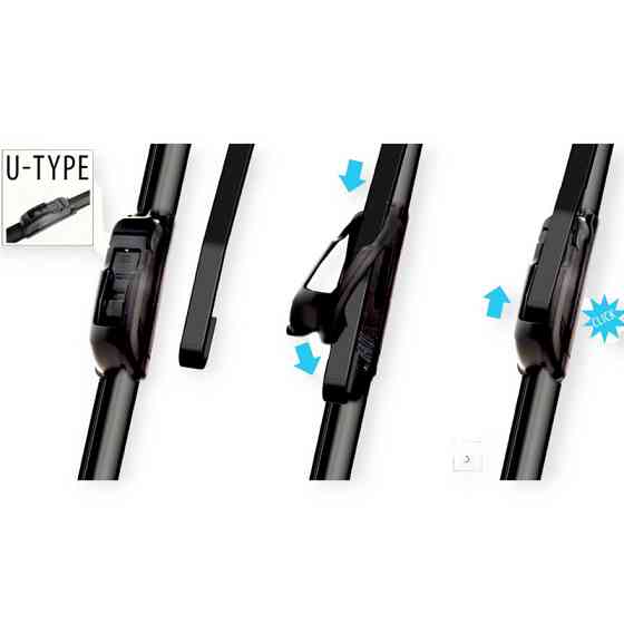 Щітка oximo безкаркасна 325мм під гачок 8,9мм двірника Мукачево