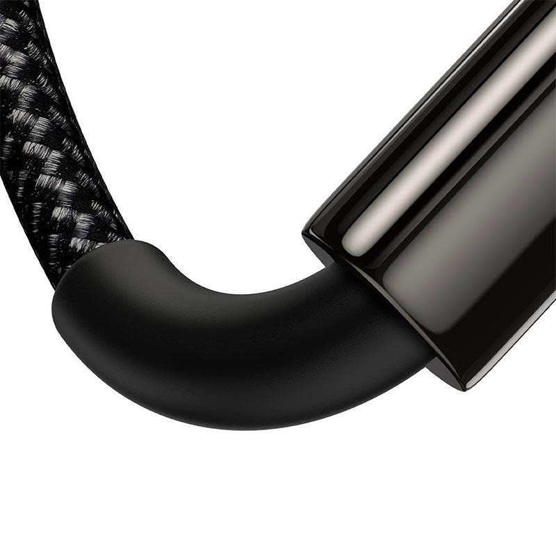 Кабель Baseus Type-C Tungsten Gold CAWJ000101 100W, 2 м, чорний Винница - изображение 6