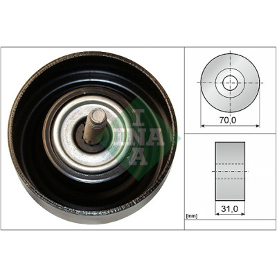 Ролик натяжителя ремня INA 532 0614 10 Винница - изображение 1