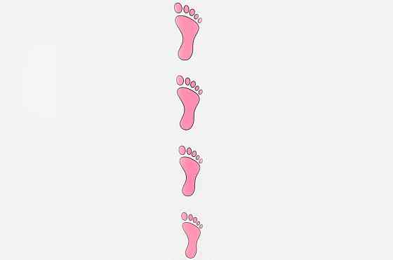 Наклейки (набор) TRAIL (правые, розовые) (#5619) Мукачево