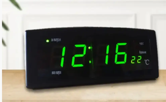 Электронные настольные часы CAIXING CX-818 с LED-дисплеем, будильником, календарем и температурой Одесса - изображение 3