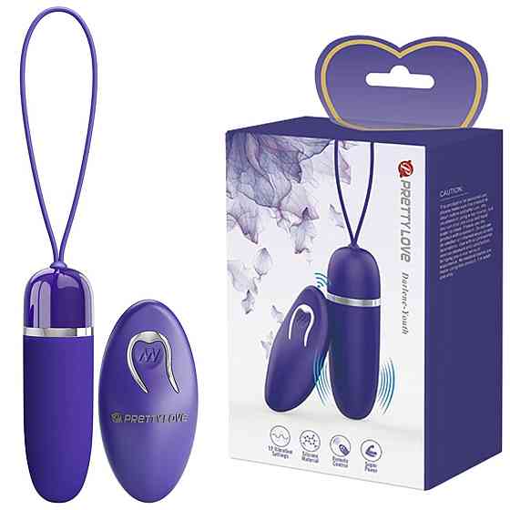 ВІбропуля з пультом керування PRETTY LOVE darlene - Youth, 12 vibration functions Wireless remote co Sex Aura Київ