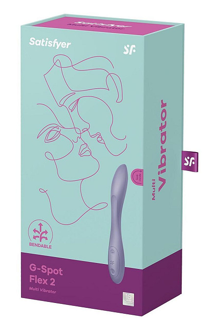 Универсальный вибратор Satisfyer G-Spot Flex 2, гибкий ствол с фиксацией положения Sex Aura Киев - изображение 4
