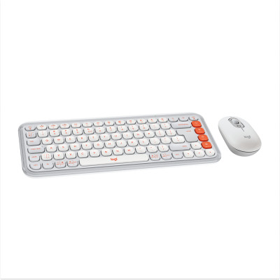 Комплект Logitech POP Icon Combo Bluetooth UA Off-White (920-013141) Вінниця - фото 1