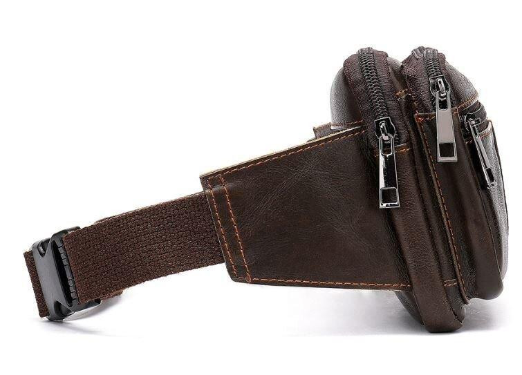 Сумка на пояс Vintage 14727 Коричневая Киев - изображение 10