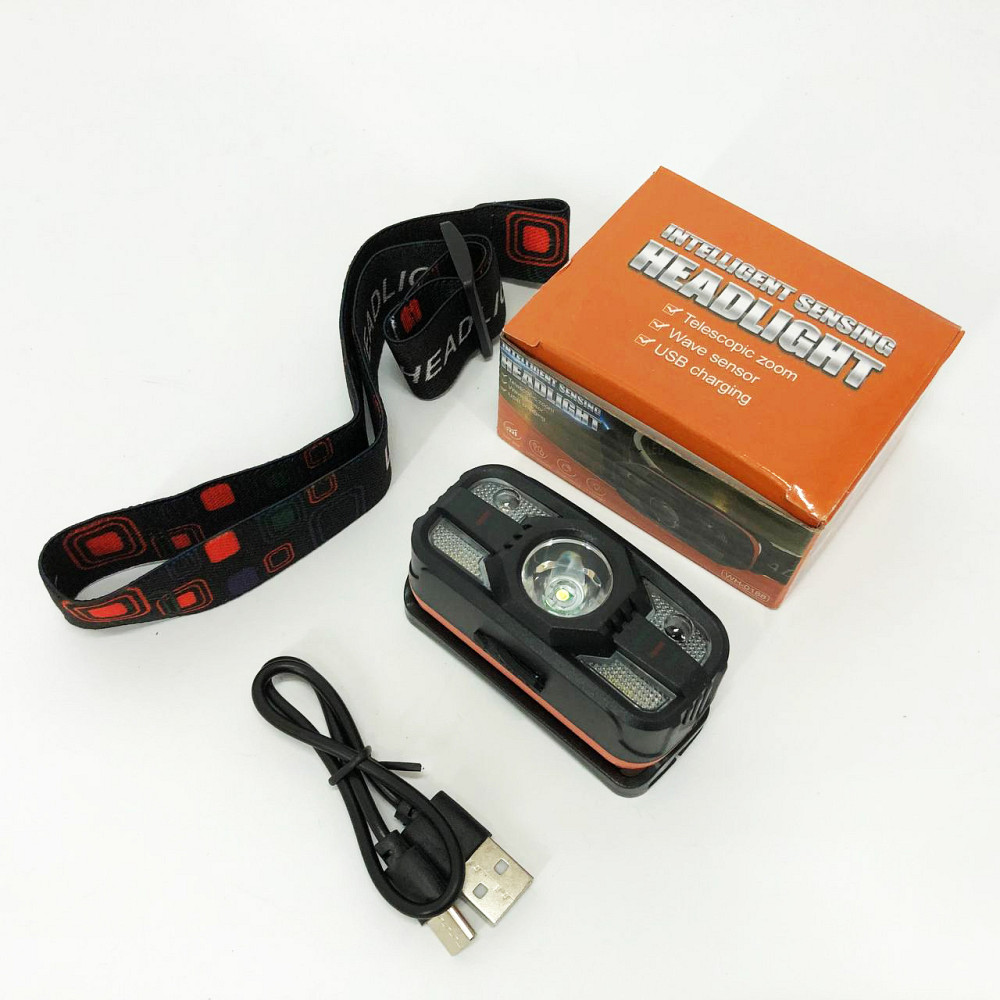 Фонарик на голову с зарядкой WH-0188, XPE+SMD, Аккумуляторный фонарь на голову с зарядным устройством SZ-83 Львов - изображение 6