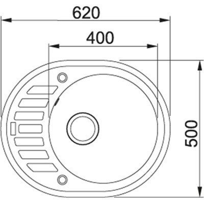 Мийка кухонна Franke RONDA ROG 611-62 (114.0251.445) Вінниця - фото 2