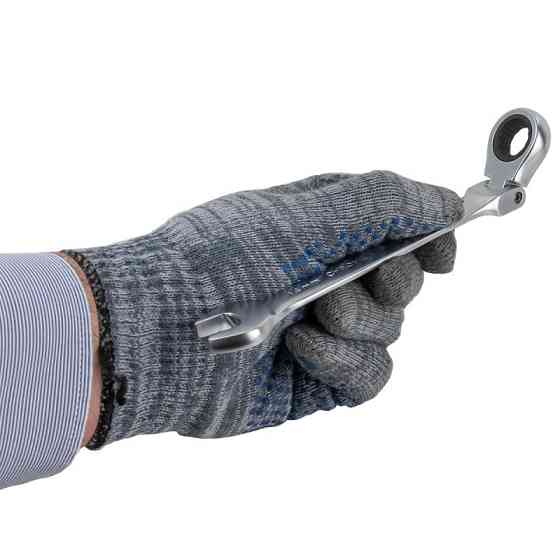 Набір ключів комбінованих тріскачка з шарніром 7пр. (8,10,12,13,14,17,19мм) ROCKFORCE RF-51072F Одеса