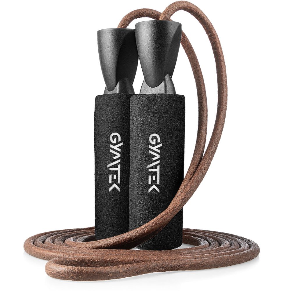 Скакалка Gymtek шкіряна з підшипниками 275см Киев - изображение 1