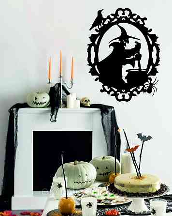 Декоративне настінне Панно «Відьма та котел», Декор на стіну Київ