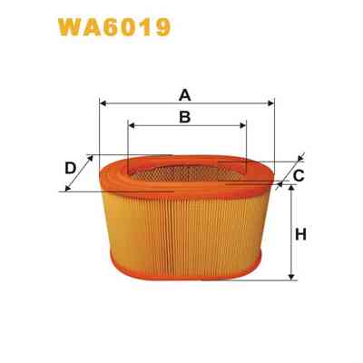 Воздушный фильтр для автомобиля Wixfiltron WA6019 Винница