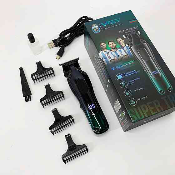 Машинка для стрижки волосся з універсальним живленням VGR V-998, Чоловічий тример для окантовки GJ-86 Івано-Франківськ