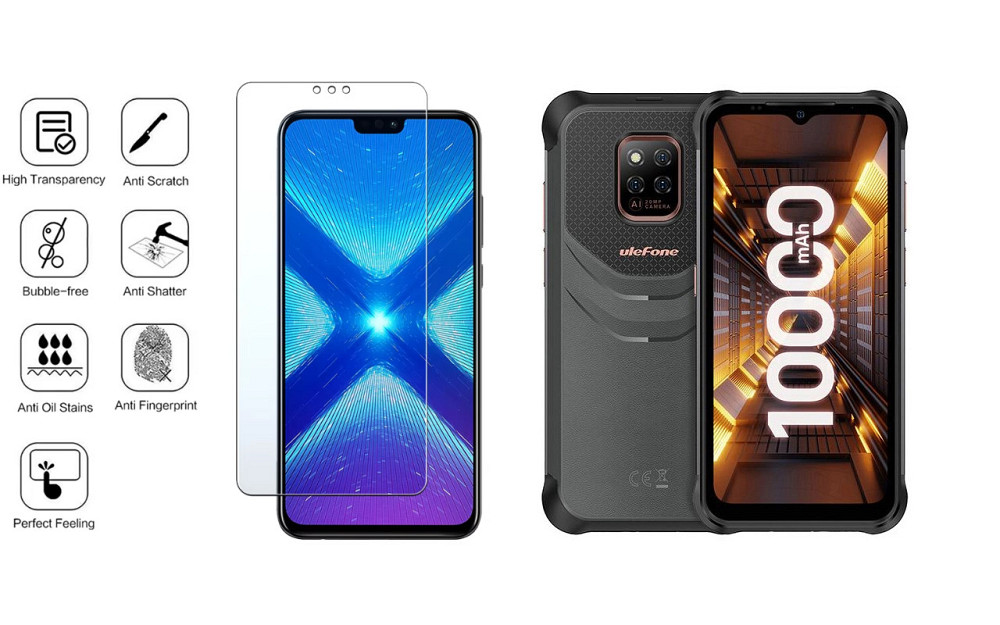 Защитное стекло NeoGlass для Ulefone Power Armor 14, Power Armor 14 Pro – ультрапрозрачное и устойчивое Киев - изображение 4