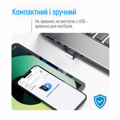 Bluetooth-адаптер ColorWay BT 5.3 (CW-AD-BT53) Винница - изображение 7