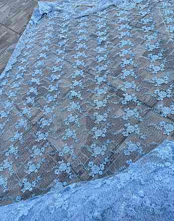 Тканина/опт/тюль блакитна — від 3 м. 110грн/м Київ