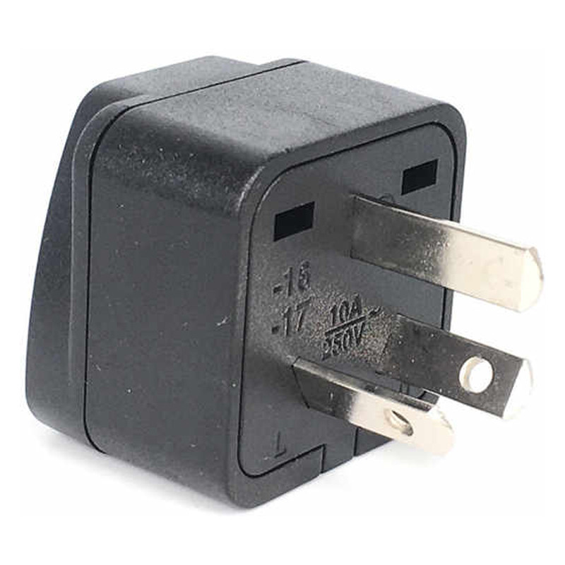 Універсальний перехідник Strum з EU/UK/AU/CN/JP/Asia/Italy/Brazil на Китай (CN) вилку (Чорний, 10А) Миколаїв - фото 1