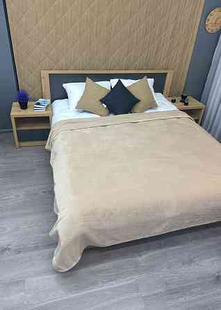 Плед-покривало Decorator WellSoft 200х220 см однотонний Бежевий (87-270) Київ