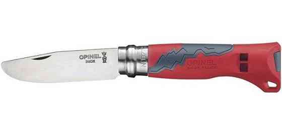 Универсальный Складной Нож для детей с свистком Opinel No.7 
