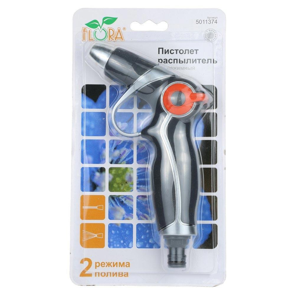 Пистолет-распылитель 2-х режимный (AL+TPR) FLORA (5011374) Ровно - изображение 7