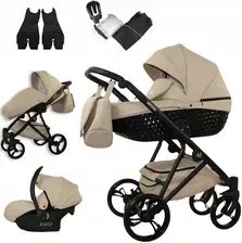 Дитяча коляска Mommo Imperial Vanilla Głęboko Spacerowy + Fotelik Київ