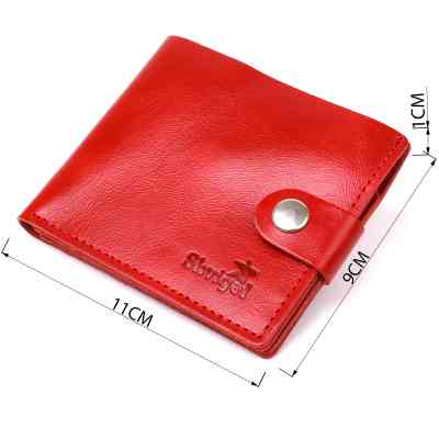 Портмоне Shvigel Кожаное Красное (16440) Винница