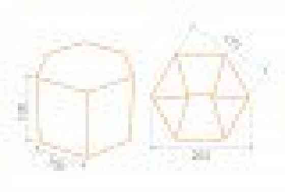 Подарочная коробка Шестигранная Жизнь прекрасна 20*10см Винница