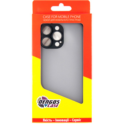 Чехол для мобильного телефона Dengos Matte iPhone 14 Pro Max (black) (DG-TPU-MATT-126) Винница - изображение 5