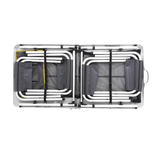 Набір меблів для пікніку на 4 людини стіл-валіза + 4 стільця 120*60*70см алюміній СИЛА Житомир - фото 3