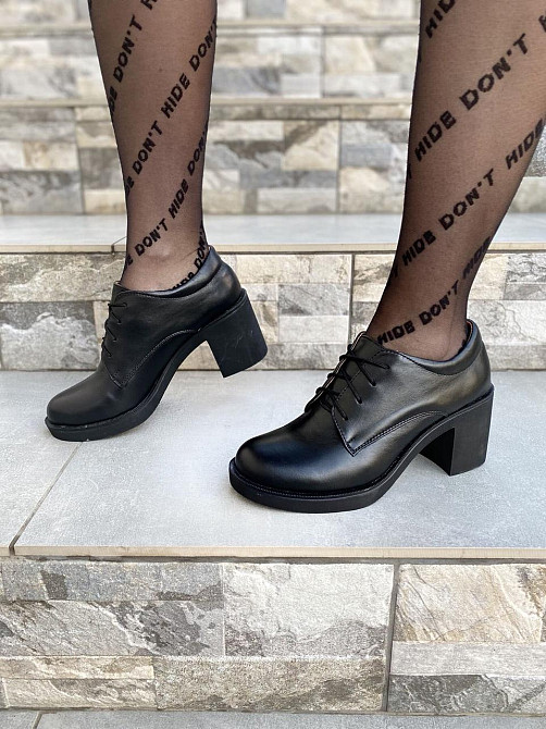 MILLI GOLD Туфлі жіночі MILLI GOLD 369-6826 чорні (весна-осінь, шкіра натуральна) (3402) Коломыя - изображение 9