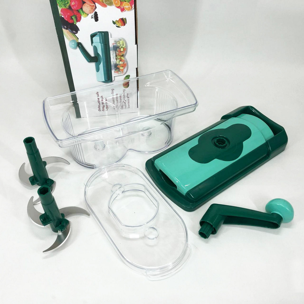 Ручна овочерізка шинковка з контейнером Nicer Dicer Twist, Ручной измельчитель овощерезка KB-22 Івано-Франківськ - фото 6