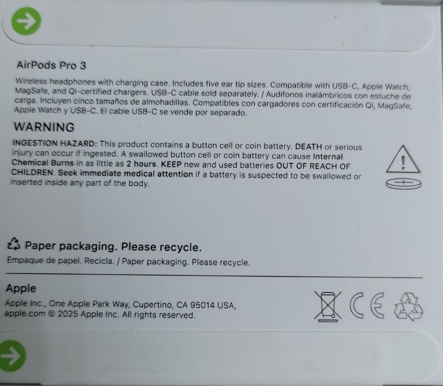 Навушники AirPods Pro3 2025 Київ - фото 1