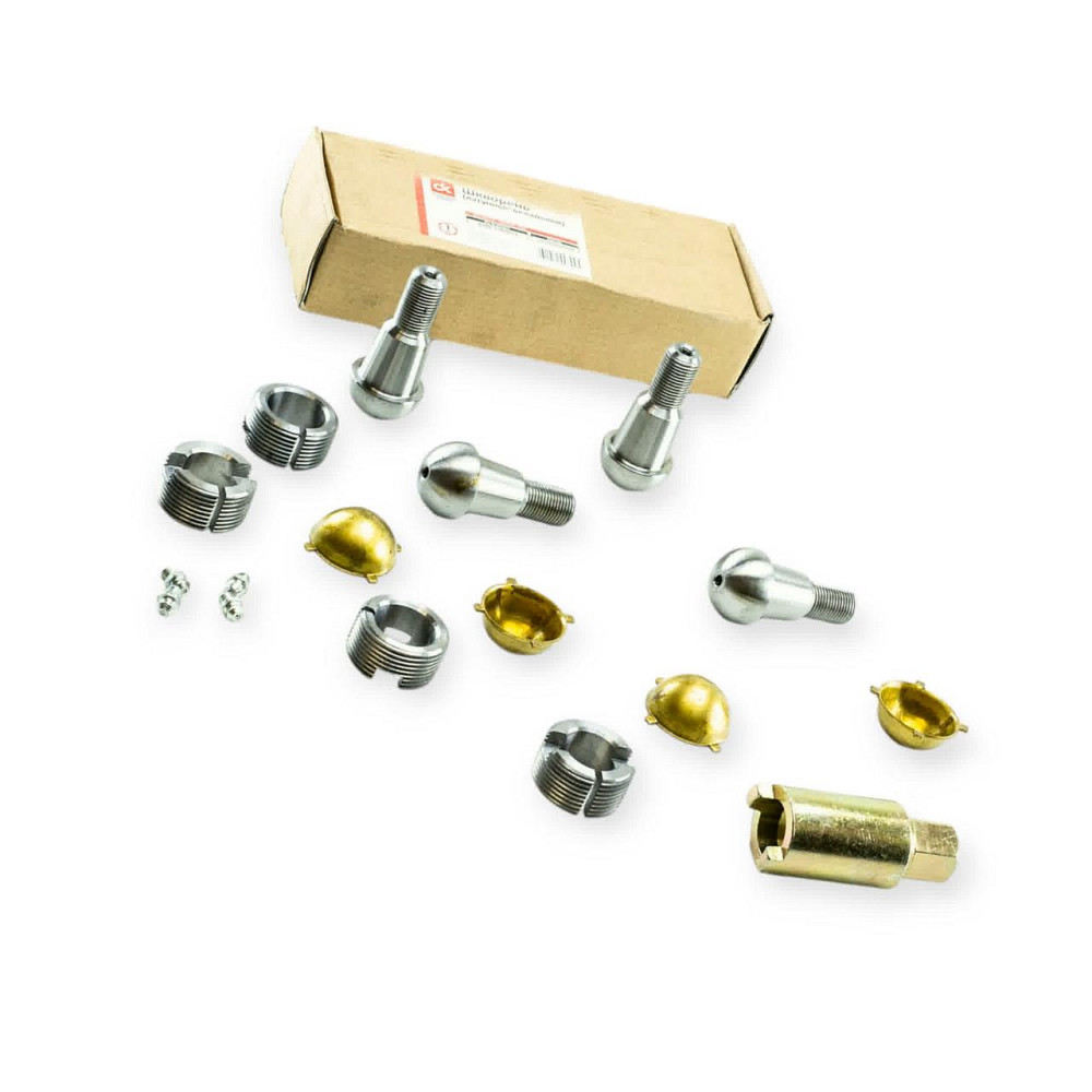 Шкворня ПАТРІОТ у зборі з бронз.втулкою та масляною УАЗ Мукачево - фото 1