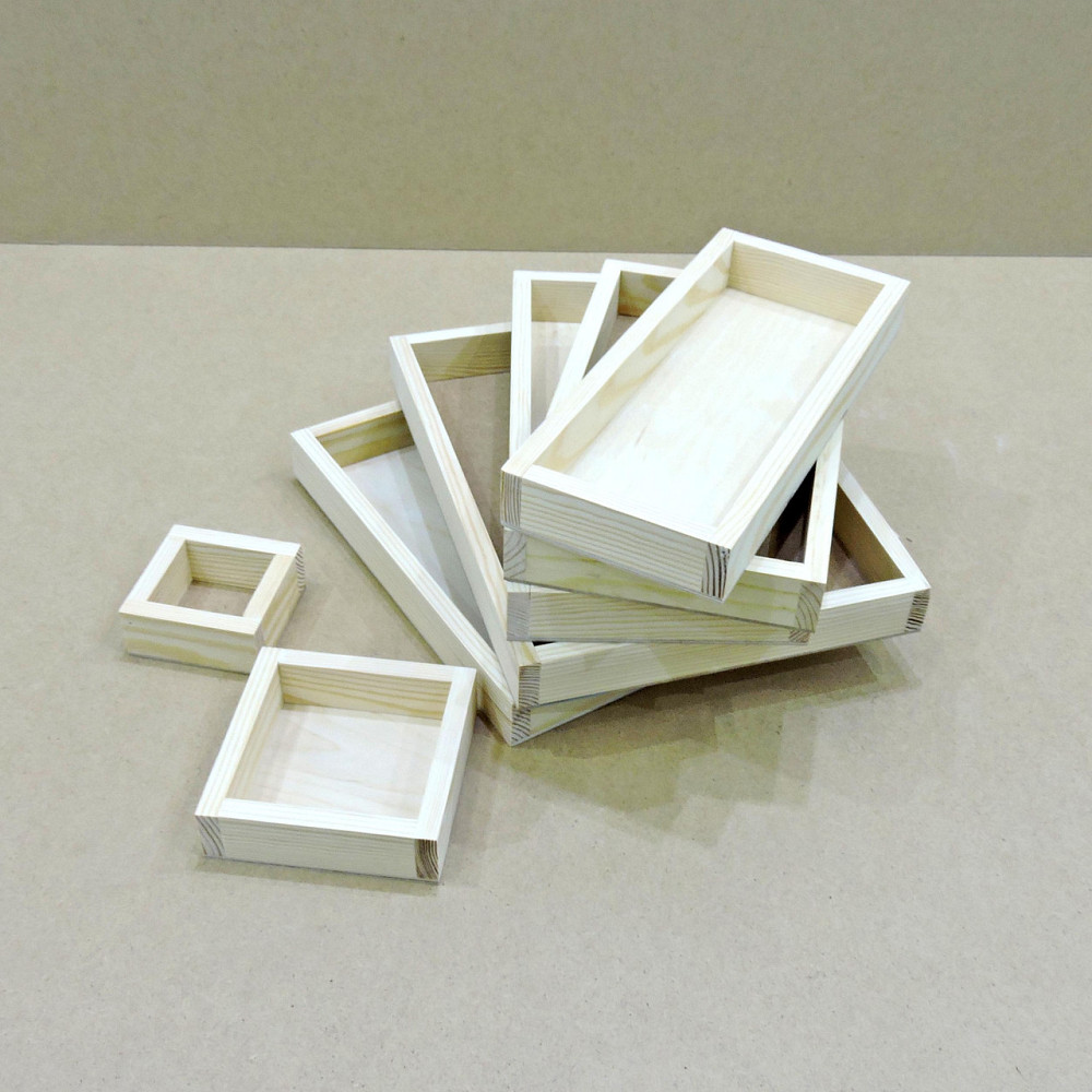 Лоток деревянный 30*40*4см (ДВП) Николаев - изображение 1