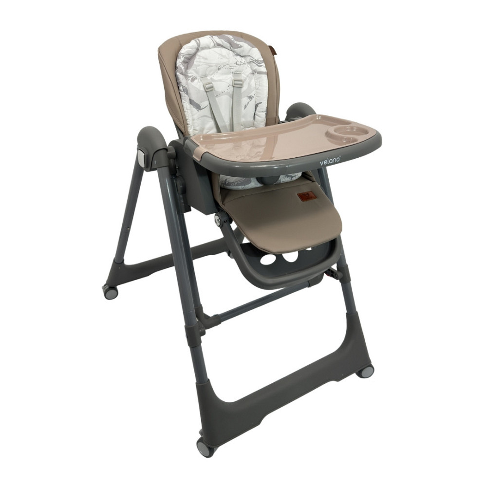 Стілець-гойдалка для годування дитини 2 в 1 VELANO Nomi, brown Київ - фото 1