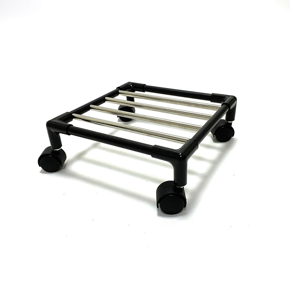 Мобільна  підставка для квітів на колесах Bibi, металева, під важки вазони. Бориспіль - фото 3