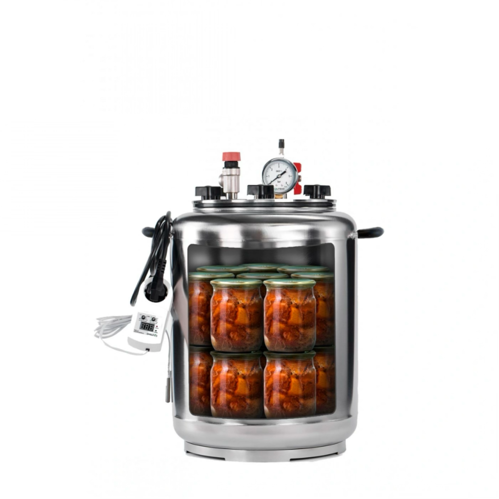 Автоклав бытовой А16 electro, универсальный на 16 банок, электрический из нержавеющей стали Киев - изображение 12