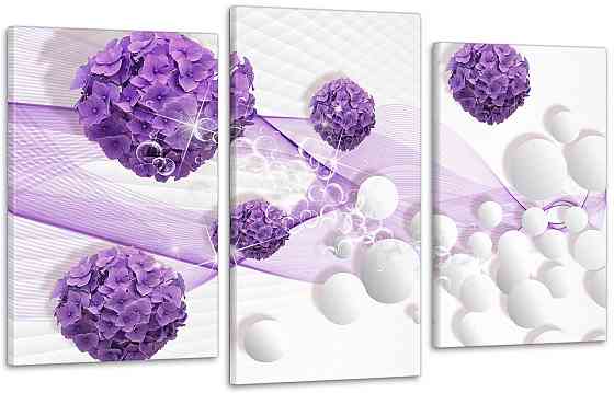 Модульна картина Квіти Абстракція Art-5_3 Київ