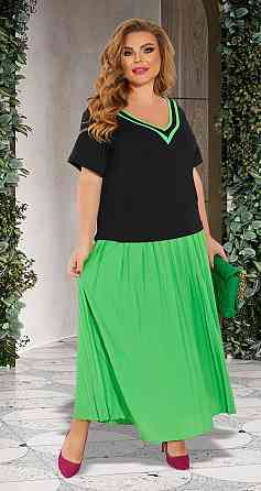 Костюм зі спідницею в складку великого розміру (52) Київ