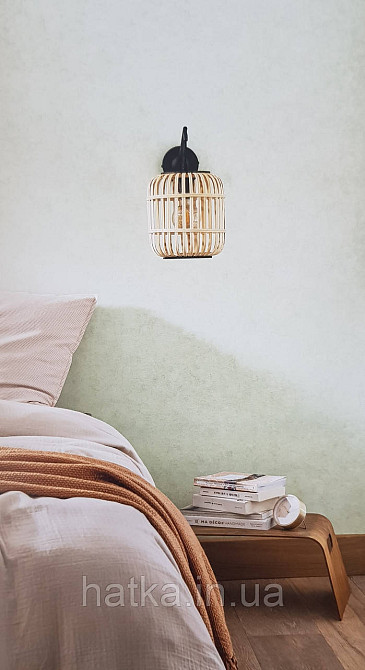 Шпалери вінілові на флізеліні Caselio 0.53х10 Beton 2 під штукатурку під бетон світло-зелені матові Київ - фото 1