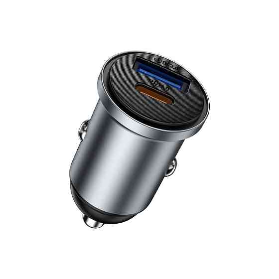Автомобільний зарядний пристрій WIWU 35W Nano Lite A+C Fast Car Charger Wi-CC030 Gray Одеса