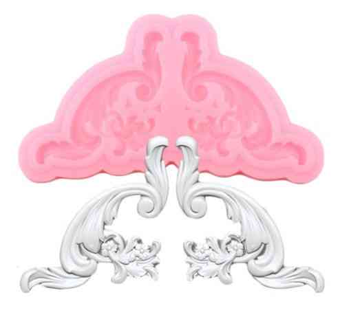 Молд силиконовый Абстракция 36 на 68 мм розовый Киев