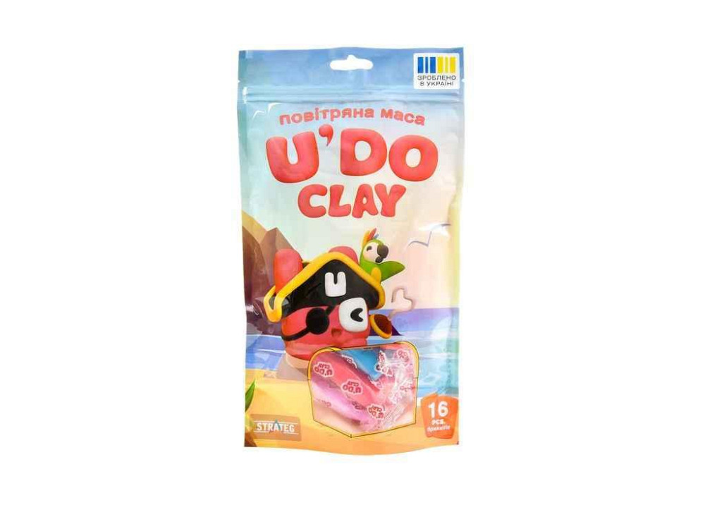 Набор для творчества UDO Clay 16шт арт.30879 ТМ STRATEG Киев - изображение 1